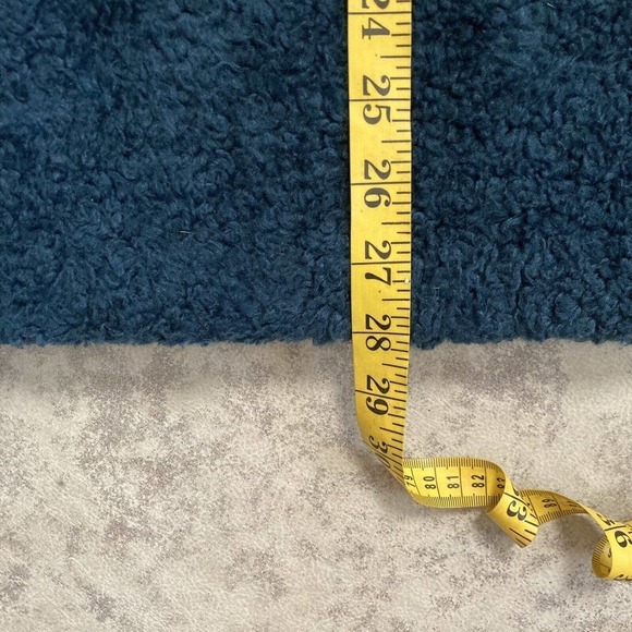 Pendleton Fuzzy Sherpa Fuzzy Zip Jacket Long Sleeve Dark Blue Women's Size Large - Picture 9 of 12